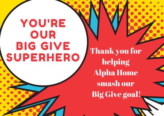 We surpassed our Big Give goal!!